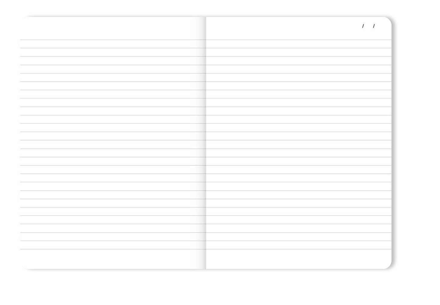 Caderno NOTES Listras Laranja