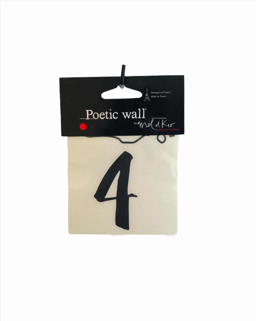 Charmette, Les chiffres - Poetic Wall