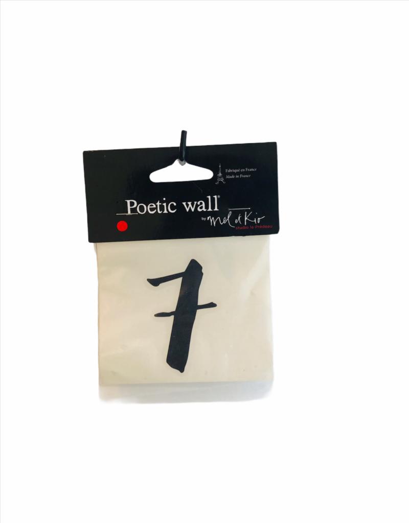 Charmette, Les chiffres - Poetic Wall