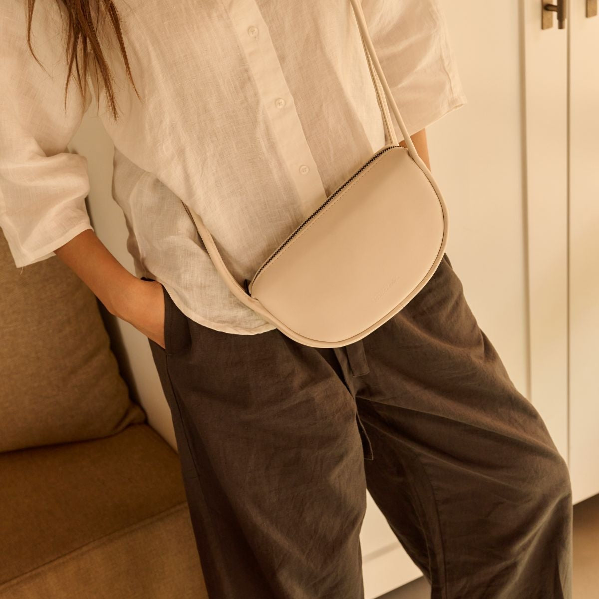 Shoulder Bag Cream - Vegan, Sustentável e Essencial