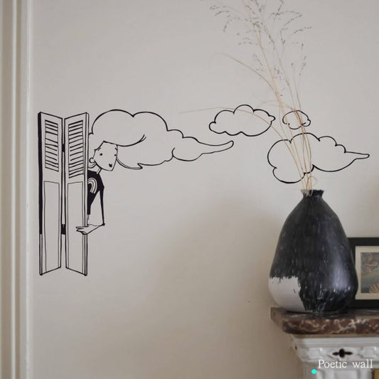 Wall sticker, Blinds Nananuage - Poetic Wall