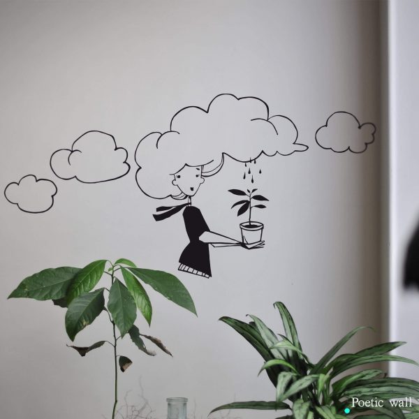 Wall sticker, Plant Nananuage - Poetic Wall