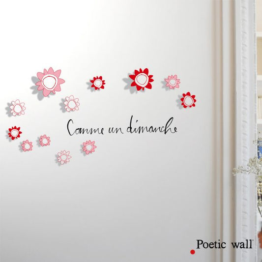 Small shadows sticker, Like a Sunday - Poetic Wall
