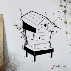 Drawing sticker, The hive - Poetic Wall